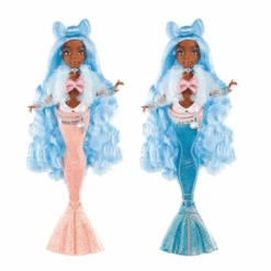 Mermaze Merenneito Shellnelle -muotinukke -Muovi Ja Lelu US Mermaze Merenneito Shellnelle