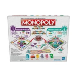 Monopoly Ensimmäinen-lautapeli +4 Vuotta -Muovi Ja Lelu US Monopoly Ensimmainen 4 V 2 1