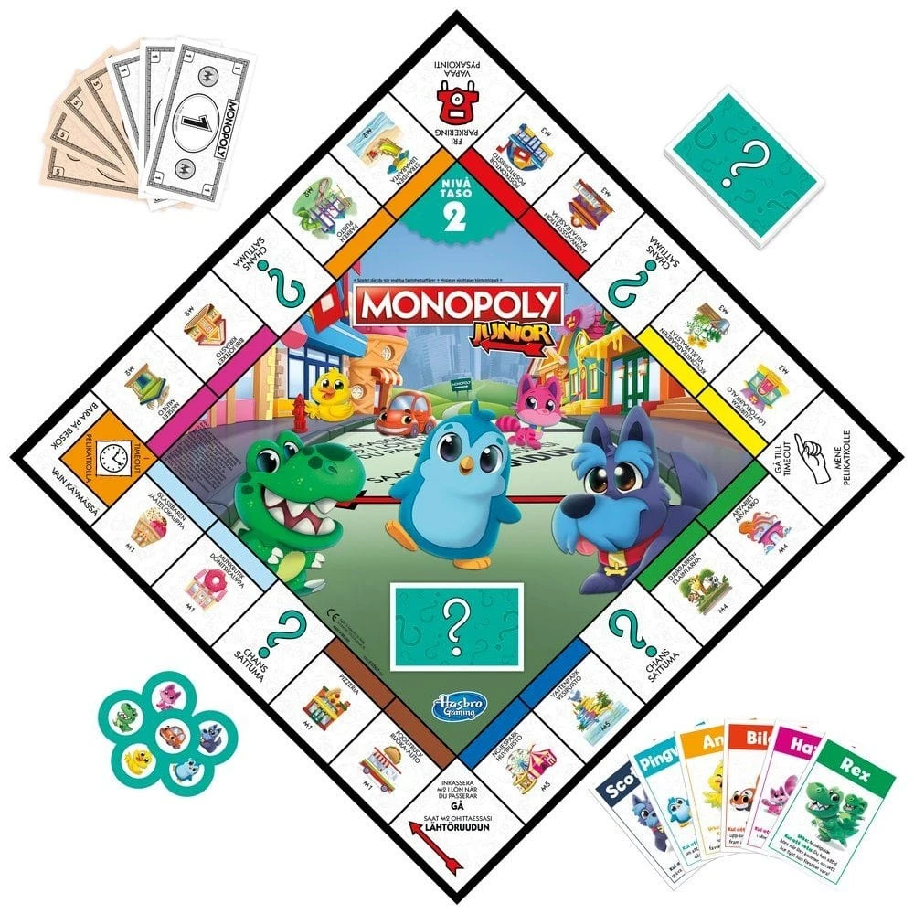 Monopoly Junior Lautapeli +4 V. 3 Monopoly Junior Lautapeli +4 V.