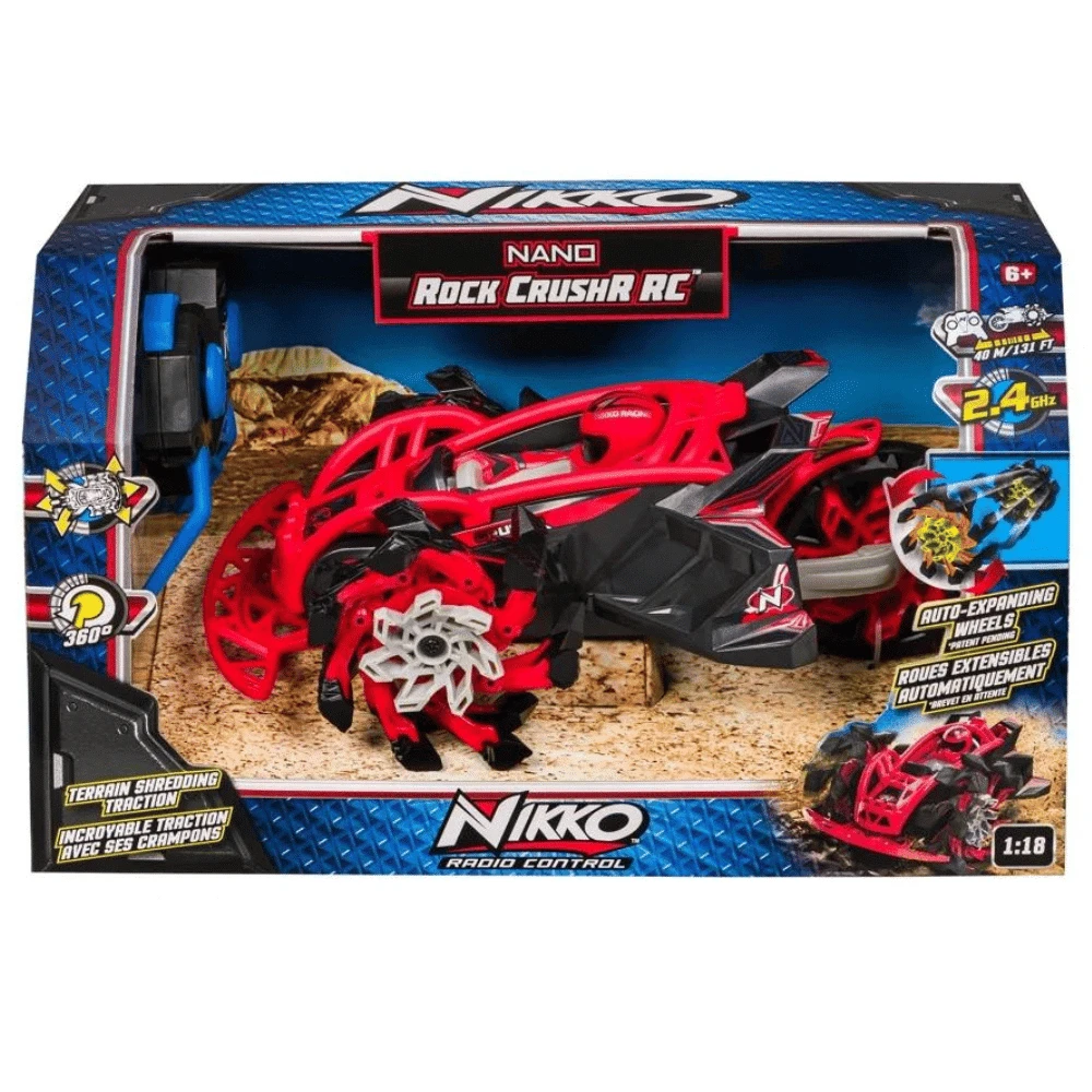 Nikko R/C Nano Rock CrushR Rood 3 Nikko R/C Nano Rock CrushR Rood