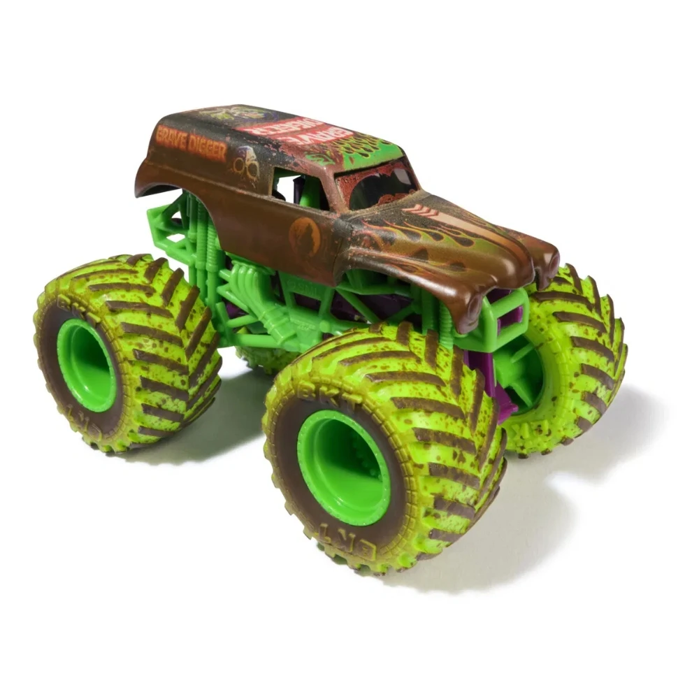 Monster Jam 1:64 Mud Blasters Grave Digger 3 Monster Jam 1:64 Mud Blasters Grave Digger
