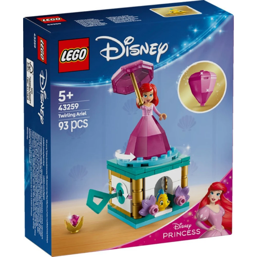LEGO Disney 43259 Pyörähtelevä Ariel 3 LEGO Disney 43259 Pyörähtelevä Ariel