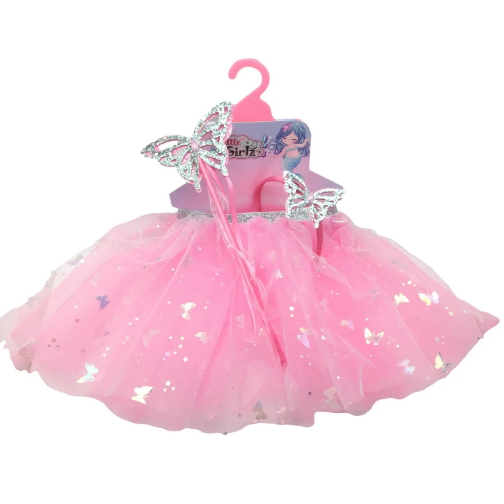 Lasten Naamiaisasu Tutu Panta & Sauva Keiju 3 Lasten Naamiaisasu Tutu Panta & Sauva Keiju