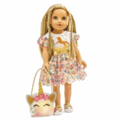 Nuken Käsilaukku Yksisarvinen Heless 5 Nuken Käsilaukku Yksisarvinen Heless -Muovi Ja Lelu US Nuken Ballerinat Yksisarvinen 1