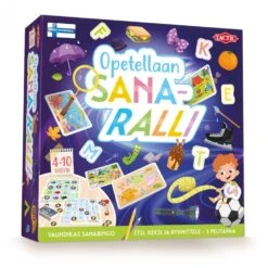 Opetellaan Sanaralli Tactic Lautapeli
