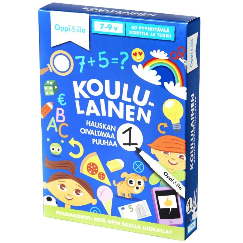 Oppi & Ilo Koululainen 1 -puuhakortit 3 Oppi & Ilo Koululainen 1 -puuhakortit