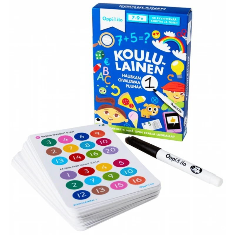 Oppi & Ilo Koululainen 1 -puuhakortit 4 Oppi & Ilo Koululainen 1 -puuhakortit - Image 2