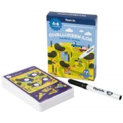 Oppi & Ilo Oivalluksen Iloa-puuhakortit -Muovi Ja Lelu US Oppi Ilo oivalluksen iloa puuhakortit 1