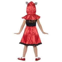Lasten Naamiaisasu Pikku Punahilkka M 130-143 Cm -Muovi Ja Lelu US Pikku punahilkka puku 3 1