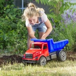 Plasto Kuorma-auto, Iso -Muovi Ja Lelu US Plasto Kuorma Auto Iso Irto 2