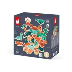 Magneettidinot 24 Kpl Puiset Janod 7 Magneettidinot 24 Kpl Puiset Janod -Muovi Ja Lelu US Plasto kahviastiasto neljalle 18 osaa 22