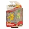 Pokemon Battle Pikachu & Chikorita -Muovi Ja Lelu US Pokemon Battle Pikachu amp Chikorita 1 1
