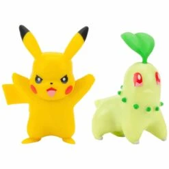 Pokemon Battle Pikachu & Chikorita 5 Pokemon Battle Pikachu & Chikorita -Muovi Ja Lelu US Pokemon Battle Pikachu amp Chikorita 1