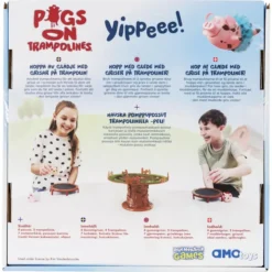 Possut Trampoliinilla Peli 4+ 7 Possut Trampoliinilla Peli 4+ -Muovi Ja Lelu US Possut Trampoliinilla Peli 4 1