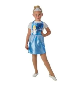 Lasten Naamiaisasu Prinsessamekko Tuhkimo 3-6-vuotiaille