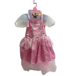 Lasten Naamiaisasu Prinsessamekko Vaalenpunainen 2+ Vuotiaille