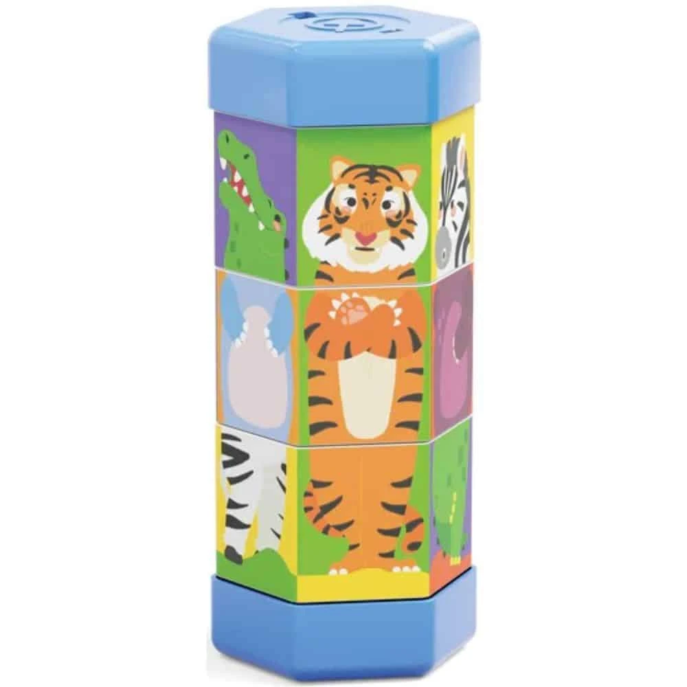 Quercetti Mix & Match Eläimet Pyörivä Palapeli 4 Quercetti Mix & Match Eläimet Pyörivä Palapeli - Image 2