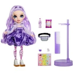 Rainbow High Sparkle & Shine Viola Muotinukke 8 Rainbow High Sparkle & Shine Viola Muotinukke -Muovi Ja Lelu US Rainbow High Sparkle Shine Viola muotinukke 2