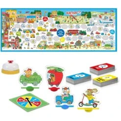 Richard Scarry Touhula Etsi & Löydä Lautapeli -Muovi Ja Lelu US Richard Scarry Touhula etsi loyda lautapeli 1