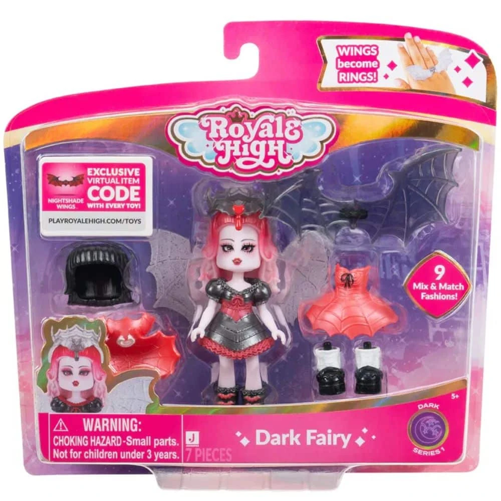 Royale High Dark Fairy Figuurisetti 3 Royale High Dark Fairy Figuurisetti