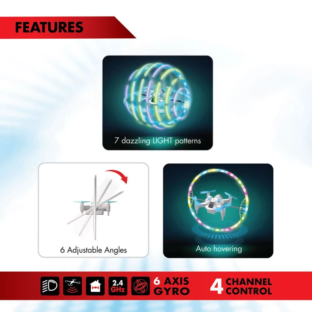 Silverlit Cosmic Cyclone Halo Drone 4 Silverlit Cosmic Cyclone Halo Drone - Image 2