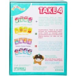 Squishmallows Take 4 Peli Peliko -Muovi Ja Lelu US Squishmallows Take 4 peli Peliko 1