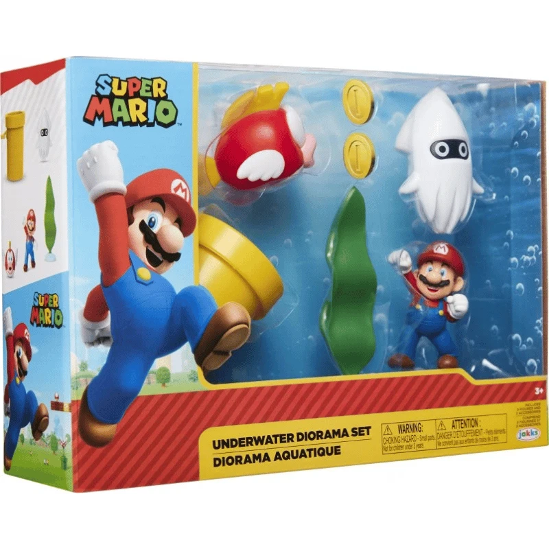 Super Mario Underwater Diorama Setti 3 Super Mario Underwater Diorama Setti