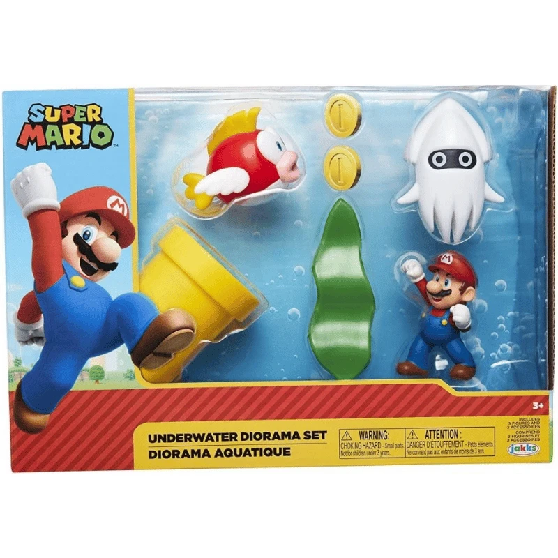 Super Mario Underwater Diorama Setti 4 Super Mario Underwater Diorama Setti - Image 2