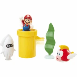 Super Mario Underwater Diorama Setti 10 Super Mario Underwater Diorama Setti -Muovi Ja Lelu US Super Mario Underwater Diorama setti 3