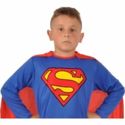 Lasten Naamiaisasu Superman 5-7 V -Muovi Ja Lelu US Superman Rooliasu 8 10v 4 1