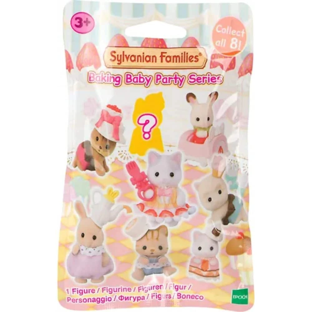 Sylvanian Vauva Kakkujuhlat Yllätysfiguuri 3 Sylvanian Vauva Kakkujuhlat Yllätysfiguuri
