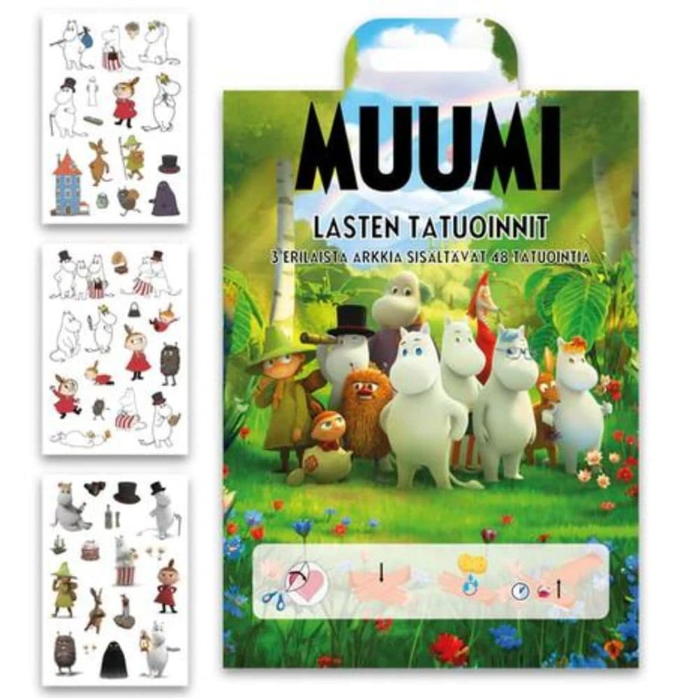 Tatuointi Muumi Hahmot 3 Arkkia 3 Tatuointi Muumi Hahmot 3 Arkkia
