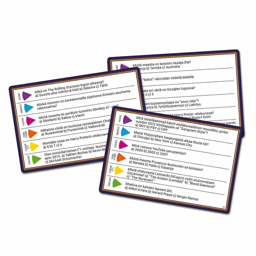 Trivial Pursuit Kotibileet Lisäkysymykset Lautapeli 5 Trivial Pursuit Kotibileet Lisäkysymykset Lautapeli - Image 3