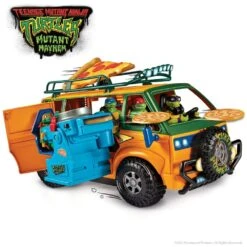 Turtles Mutant Ninja Pizza-auto -Muovi Ja Lelu US Turtles Mutant Ninja pizza auto 2