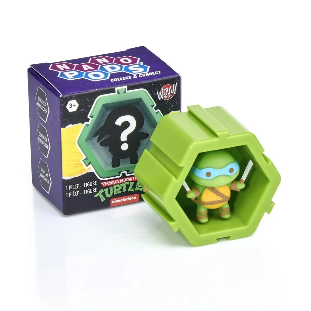 Turtles Nano Pods TMNT Yllätysfiguuri 3 Turtles Nano Pods TMNT Yllätysfiguuri