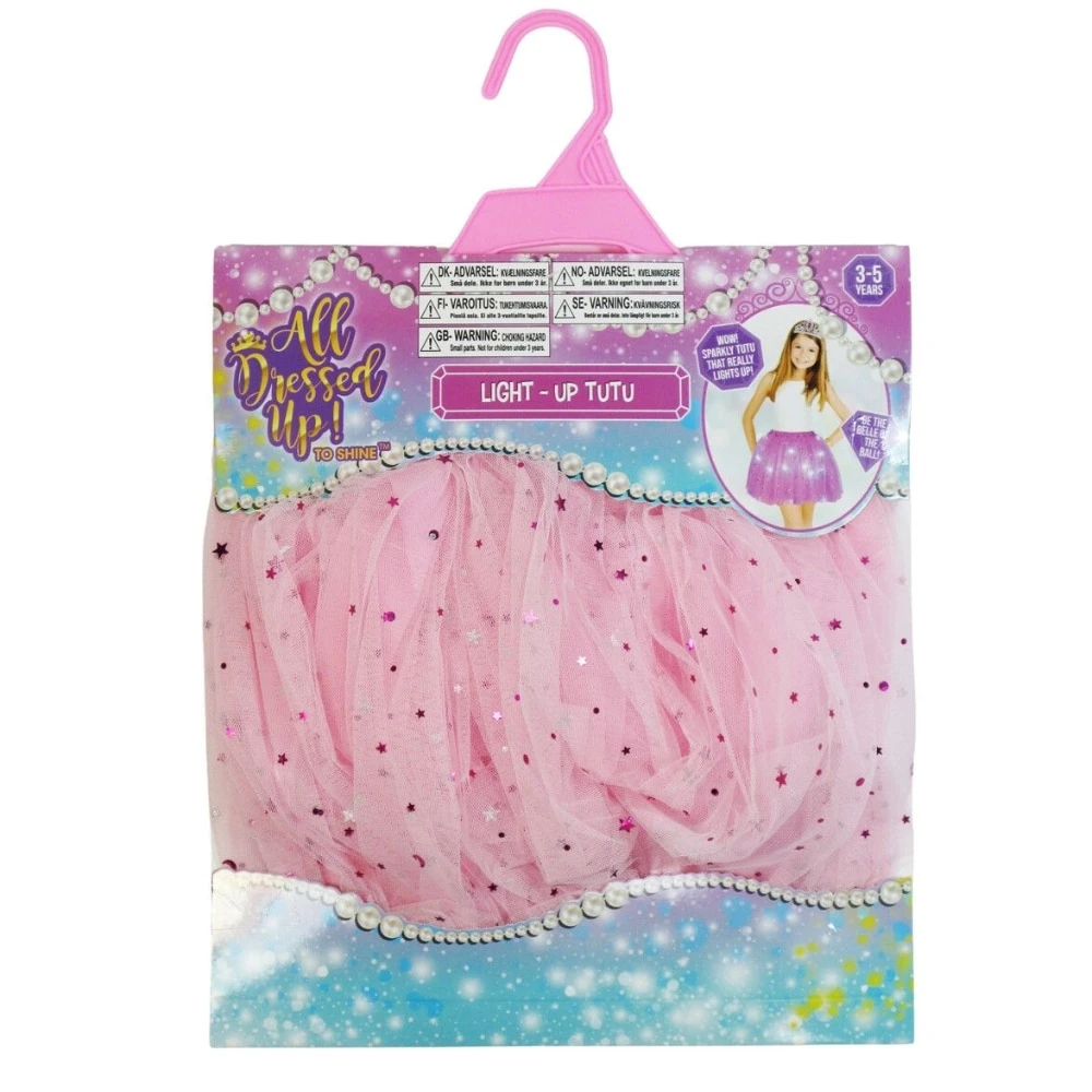 Lasten Naamiaisasu Tyllihame Pinkki 3-5v Light-up Tutu 3 Lasten Naamiaisasu Tyllihame Pinkki 3-5v Light-up Tutu