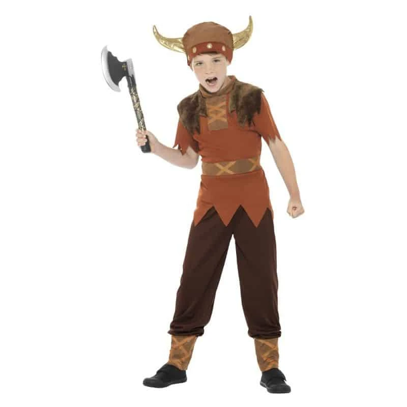 Lasten Naamiaisasu Viikinkipoika S 115-128 Cm 3 Lasten Naamiaisasu Viikinkipoika S 115-128 Cm