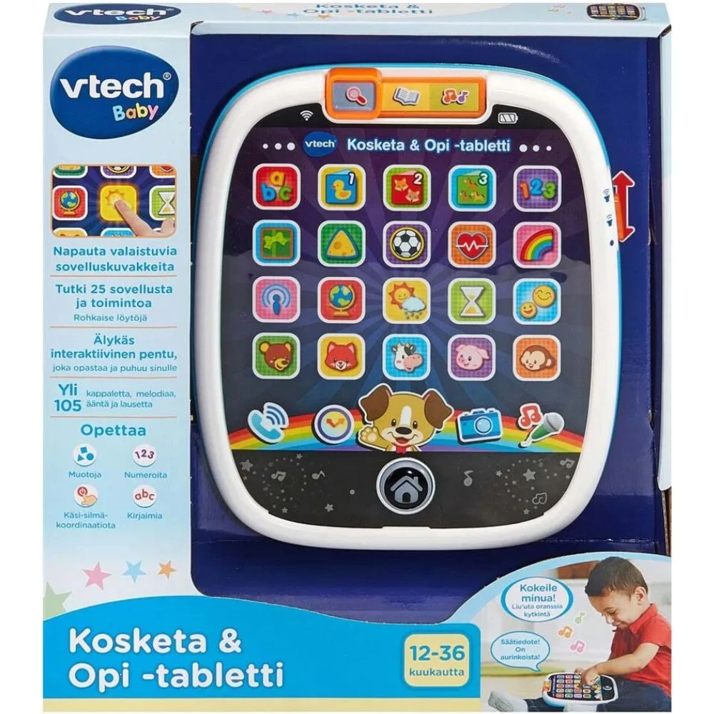 Vtech Tabletti Kosketa & Opi 3 Vtech Tabletti Kosketa & Opi