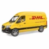 Bruder DHL Pakettiauto MB Sprinter -Muovi Ja Lelu US bruder DHL