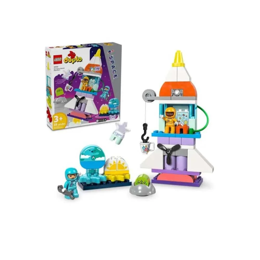 LEGO Duplo 10422 3-in-1-avaruussukkulaseikkailu 3 LEGO Duplo 10422 3-in-1-avaruussukkulaseikkailu