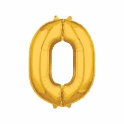 Folionumeropallo 0 Kultainen 66 Cm