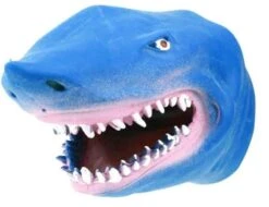 Käsinukke Hai Sininen Tai Harmaa -Muovi Ja Lelu US hai blue