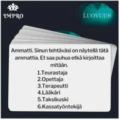 Impro Hullunhauska Seurapeli-lautapeli 13 Impro Hullunhauska Seurapeli-lautapeli -Muovi Ja Lelu US hullunhauska seurapeli impro 2