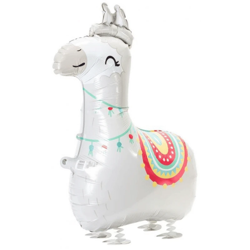 Folioilmapallo Kävelevä Laama 93 Cm 3 Folioilmapallo Kävelevä Laama 93 Cm