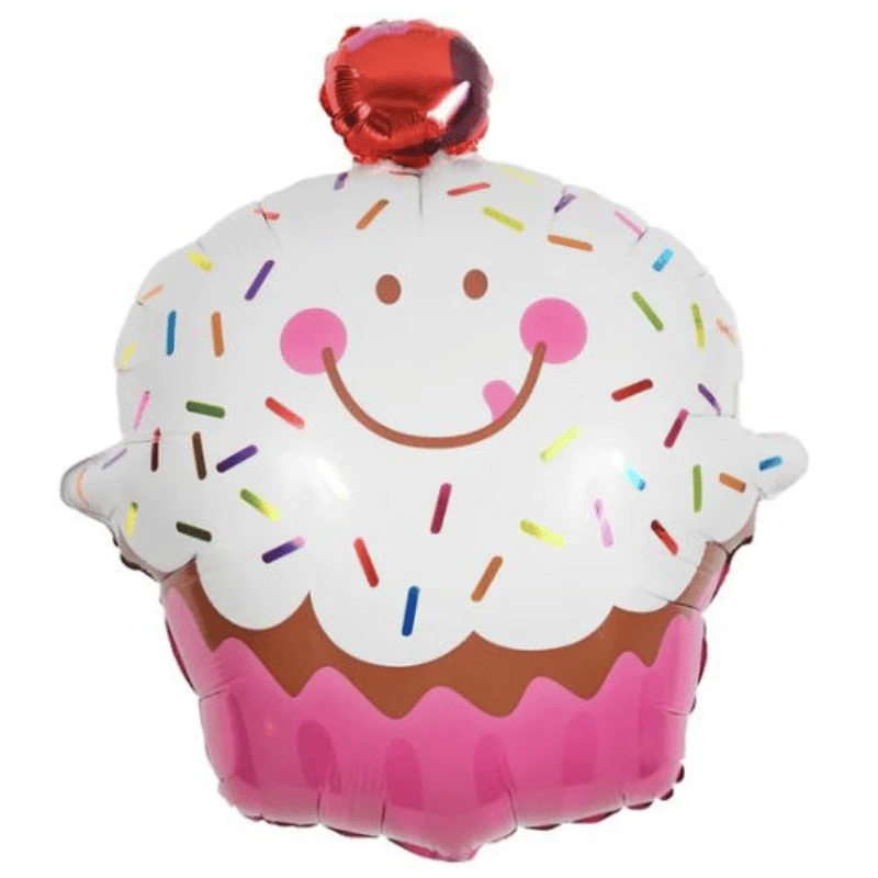 Folioilmapallo Iloinen Muffinssi 79 Cm 3 Folioilmapallo Iloinen Muffinssi 79 Cm