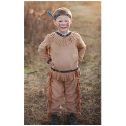 Lasten Naamiaisasu Intiaanipoika 4-6 Vuotiaille