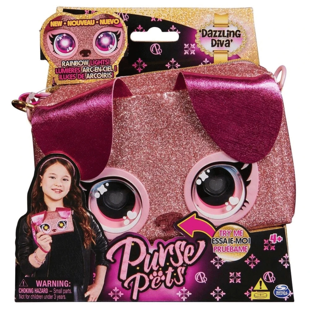 Purse Pets Glitter Laukku Koira 3 Purse Pets Glitter Laukku Koira
