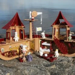 Muumilaiva Moomin 60-osaisen Laiva 8 Muumilaiva Moomin 60-osaisen Laiva -Muovi Ja Lelu US laiva3