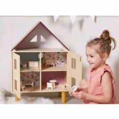 Nukkekoti Kalusteilla Deluxe Janod -Muovi Ja Lelu US nukkekoti janod 4