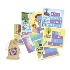 Opetellaan Kirjaimet Ja Sanat Lautapeli Tactic -Muovi Ja Lelu US opetellaan sanoja 1